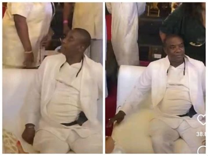 
‘Always guarded because of his enemies – Reactions as Kwam 1 is spotted with gun at an event 
