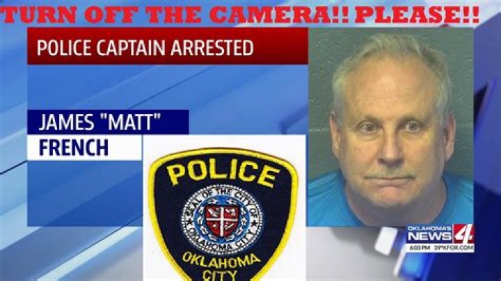Bodycam footage shows Oklahoma police captain James Matt French’s arrest over DUI