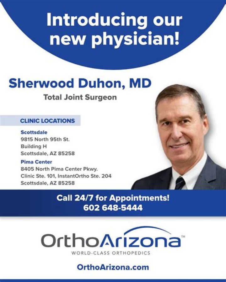 Dr. Sherwood Duhon, MD – Tempe, AZ